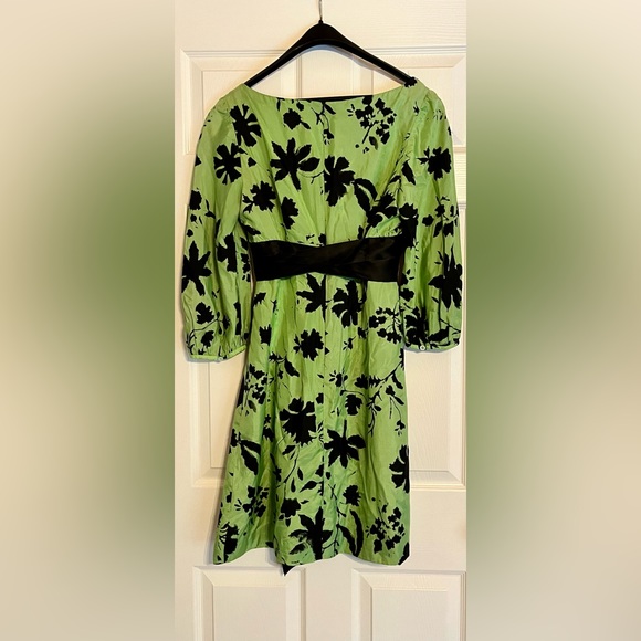 Teri Jon - Silk Dress - Size 12 - Picture 2 of 4